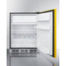 Summit Refrigerators Summit 24" Wide Refrigerator-Freezer BRF631BKY