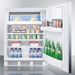 Summit Refrigerators Summit 24" Wide Refrigerator-Freezer CT661WSSHH