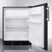 Summit Refrigerators Summit 24" Wide Refrigerator-Freezer CT663BK