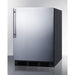 Summit Refrigerators Summit 24" Wide Refrigerator-Freezer CT663BKSSHV