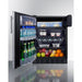 Summit Refrigerators Summit 24" Wide Refrigerator-Freezer CT66BK2SSLHD