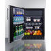 Summit Refrigerators Summit 24" Wide Refrigerator-Freezer CT66BK2SSLHD