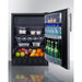 Summit Refrigerators Summit 24" Wide Refrigerator-Freezer CT66BK2SSRS