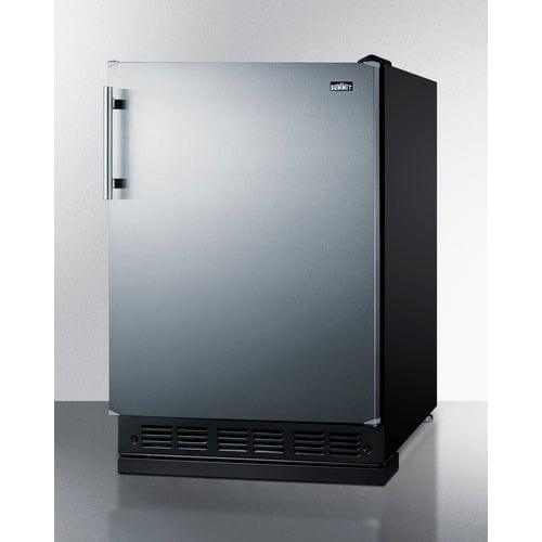Summit Refrigerators Summit 24" Wide Refrigerator-Freezer CT66BK2SSRS