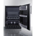Summit Refrigerators Summit 24" Wide Refrigerator-Freezer CT66BK2SSRS
