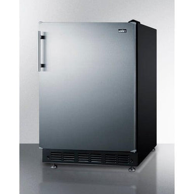 Summit Refrigerators Summit 24" Wide Refrigerator-Freezer CT66BK2SSRS