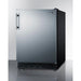 Summit Refrigerators Summit 24" Wide Refrigerator-Freezer CT66BK2SSRS