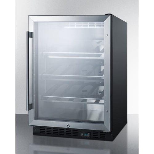 Summit All-Refrigerator Summit 24" Wide Single Zone Built-In Commercial Wine Cellar SCR610BLCH