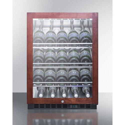 Summit Beverage Center Summit  24" Wide Single Zone Built-In Commercial Wine Cellar SCR610BLCHPNR
