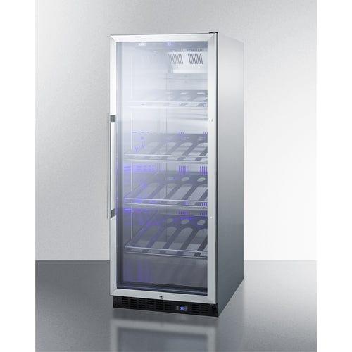 Summit All-Refrigerator Summit 24&quot; Wide Single Zone Commercial Wine Cellar SCR1156CHCSS