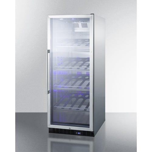 Summit All-Refrigerator Summit 24" Wide Single Zone Commercial Wine Cellar SCR1156CHCSS