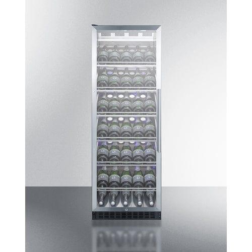 Summit Wine Cellar Summit 24" Wide Single Zone Commercial Wine Cellar SCR1401LHCH
