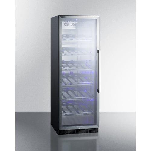 Summit Wine Cellar Summit 24" Wide Single Zone Commercial Wine Cellar SCR1401LHCH