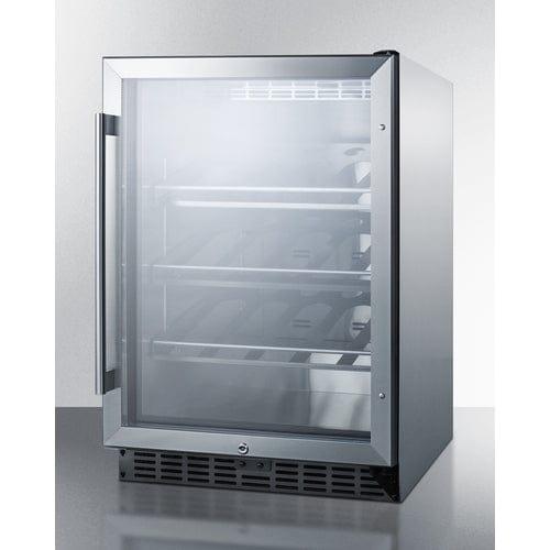 Summit All-Refrigerator Summit 24" Wide Single Zone Outdoor Commercial Wine Cellar SCR611GLOSCH
