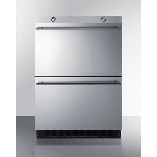 Summit Refrigerator Accessory Summit 24" Wide Slide-Out Storage Drawer TD24