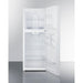 Summit Refrigerators Summit 24" Wide Top Mount Refrigerator-Freezer FF1088W