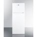 Summit Refrigerators Summit 24" Wide Top Mount Refrigerator-Freezer FF1091WIMX