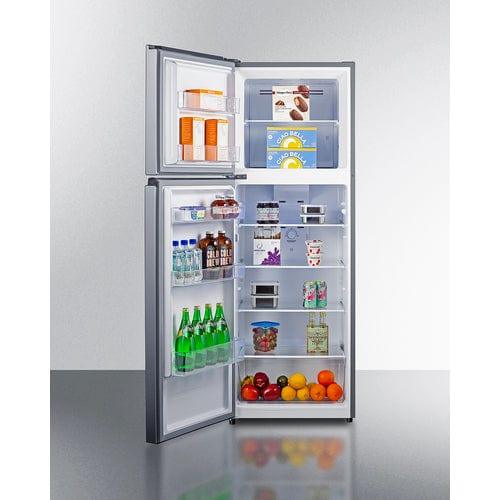 Summit Refrigerators Summit 24" Wide Top Mount Refrigerator-Freezer FF1142PLLHD