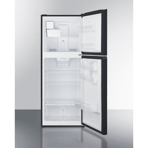 Summit Refrigerators Summit 24&quot; Wide Top Mount Refrigerator-Freezer with Icemaker FF1087BIM