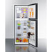 Summit Refrigerators Summit 24" Wide Top Mount Refrigerator-Freezer with Icemaker FF1087BIM