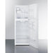 Summit Refrigerators Summit 24" Wide Top Mount Refrigerator-Freezer with Icemaker FF1088WIM