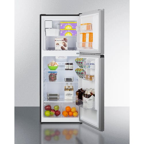Summit Refrigerators Summit 24&quot; Wide Top Mount Refrigerator-Freezer with Icemaker FF1089PLIM