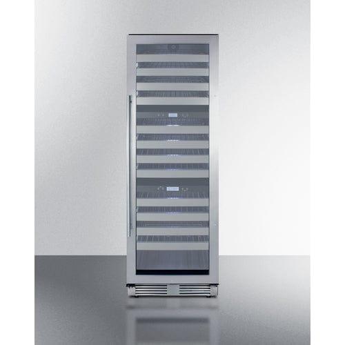 Summit Wine Cellar Summit 24" Wide Triple Zone Wine Cellar SWCP1988TCSS