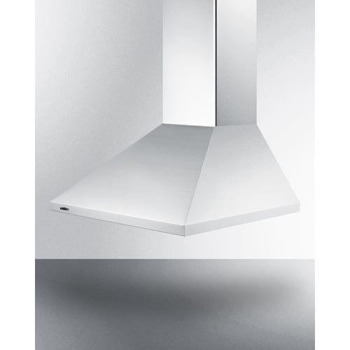 Summit Range Hoods Summit 24" Wide Wall-Mounted Range Hood, ADA-Compliant SEH1524SSADA
