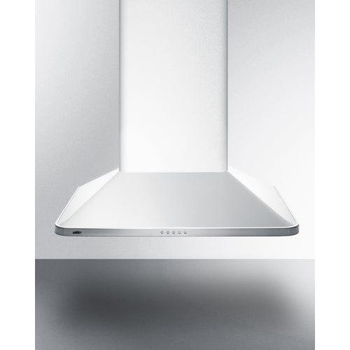 Summit Range Hoods Summit 24" Wide Wall-Mounted Range Hood, ADA-Compliant SEH3624SSADA