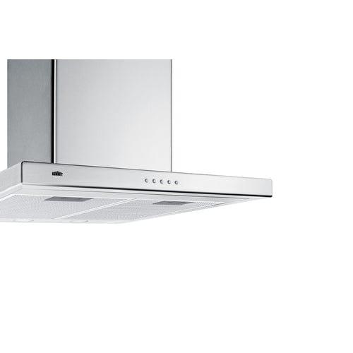 Summit Range Hoods Summit 24" Wide Wall-Mounted Range Hood, ADA-Compliant SEH4624SSADA