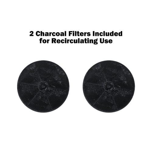 Summit Range Hoods Summit 24" Wide Wall-Mounted Range Hood, ADA-Compliant SEH4624SSADA