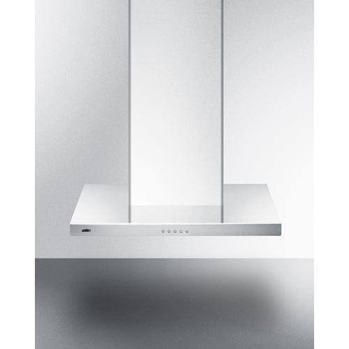 Summit Range Hoods Summit 24" Wide Wall-Mounted Range Hood, ADA-Compliant SEH4624SSADA