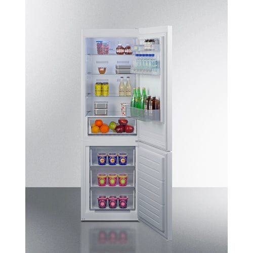 Summit Refrigerators Summit 24" Wide Wide Bottom Mount Refrigerator-Freezer