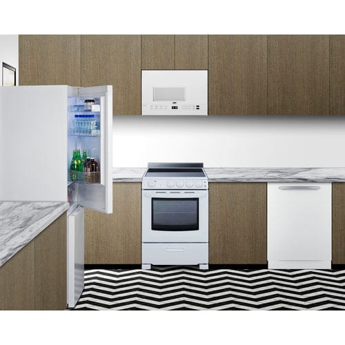 Summit Refrigerators Summit 24" Wide Wide Bottom Mount Refrigerator-Freezer