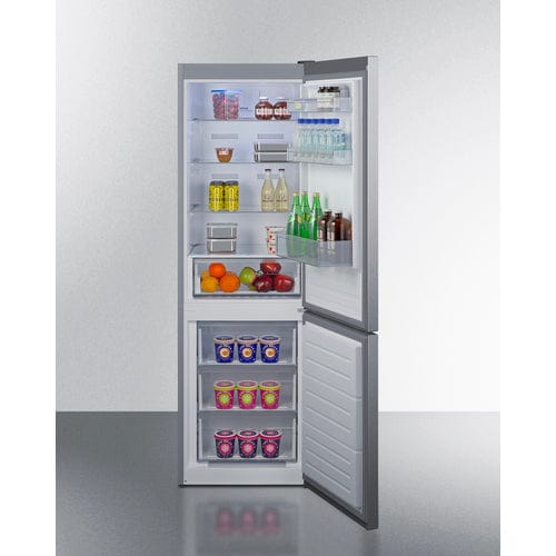 Summit Refrigerators Summit 24&quot; Wide Wide Bottom Mount Refrigerator-Freezer