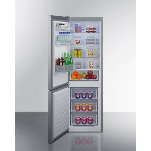 Summit Refrigerators Summit 24" Wide Wide Bottom Mount Refrigerator-Freezer