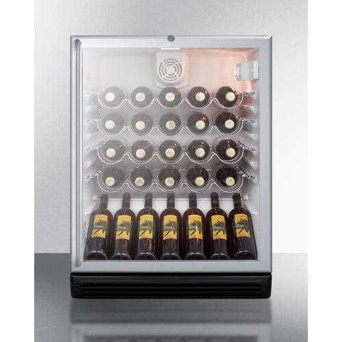 Summit Wine Cellar Summit 24&quot; Wide Wine Cellar, ADA Compliant SWC6GBLSHADA