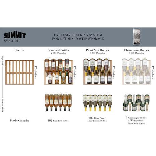Summit Wine Cellar Summit 24" Wide Wine Cellar SWC1102