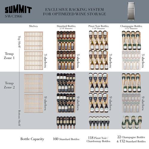Summit Wine Cellar Summit 24" Wide Wine Cellar SWC1966