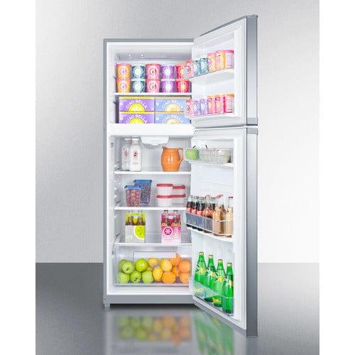 Summit Refrigerators Summit 26&quot; Wide Top Mount Refrigerator-Freezer FF1427SS