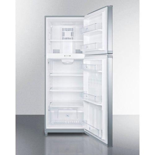Summit Refrigerators Summit 26" Wide Top Mount Refrigerator-Freezer FF1427SSLLF2