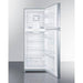 Summit Refrigerators Summit 26" Wide Top Mount Refrigerator-Freezer FF1427SSLLF2