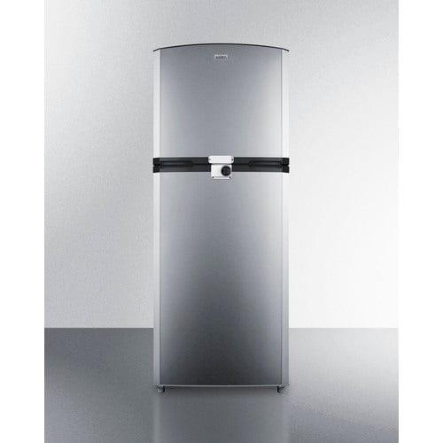 Summit Refrigerators Summit 26&quot; Wide Top Mount Refrigerator-Freezer FF1427SSLLF2