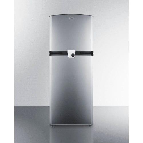 Summit Refrigerators Summit 26" Wide Top Mount Refrigerator-Freezer FF1427SSLLF2