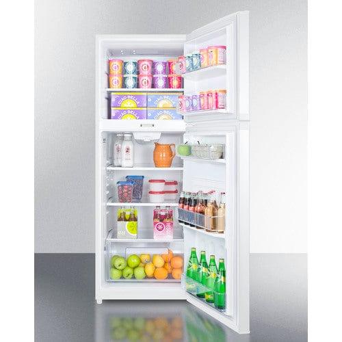 Summit Refrigerators Summit 26" Wide Top Mount Refrigerator-Freezer FF1427WLLF2