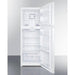Summit Refrigerators Summit 26" Wide Top Mount Refrigerator-Freezer FF1427WLLF2