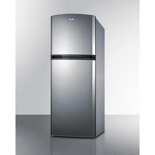 Summit Refrigerators Summit 26" Wide Top Mount Refrigerator-Freezer With Icemaker FF1427SSIM
