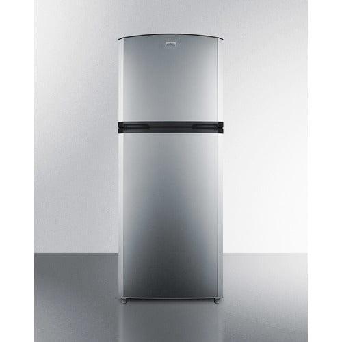 Summit Refrigerators Summit 26&quot; Wide Top Mount Refrigerator-Freezer With Icemaker FF1427SSIM