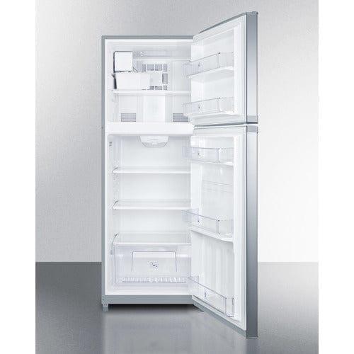 Summit Refrigerators Summit 26" Wide Top Mount Refrigerator-Freezer With Icemaker FF1427SSIM