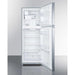 Summit Refrigerators Summit 26" Wide Top Mount Refrigerator-Freezer With Icemaker FF1427SSIM